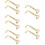 10Pièces Vis Chin Rest Violon En Laiton Support Stable Portable 9