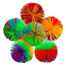 2Ensembles Balles Élastiques Souples Colorées Pour Enfants Et Adultes