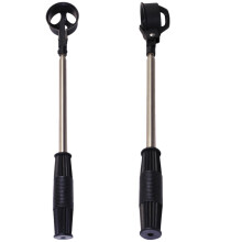 4Pcs Black Retriever Golf Ball Picker Telescopic Shaft Grabber Tool