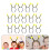 70Pièces Cerceaux Cheveux Accessoires Cosplay 7