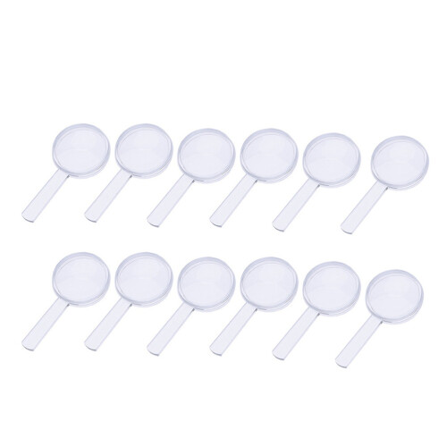 24Pièces Loupe Transparente Idéale Pour Détail