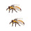 2St Realistische Bij Speelfiguren Plastic Multi Kleur Leerhulpmiddel 7