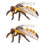 2St Realistische Bij Speelfiguren Plastic Multi Kleur Leerhulpmiddel 5