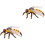 2St Realistische Bij Speelfiguren Plastic Multi Kleur Leerhulpmiddel 3