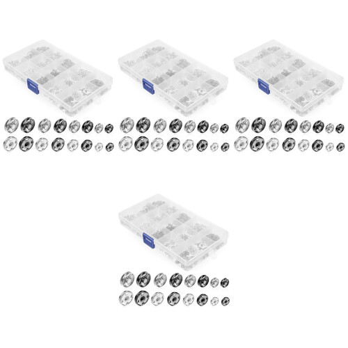 De Boutons Pression Métal Durables Pour Projets Couture Variés 2