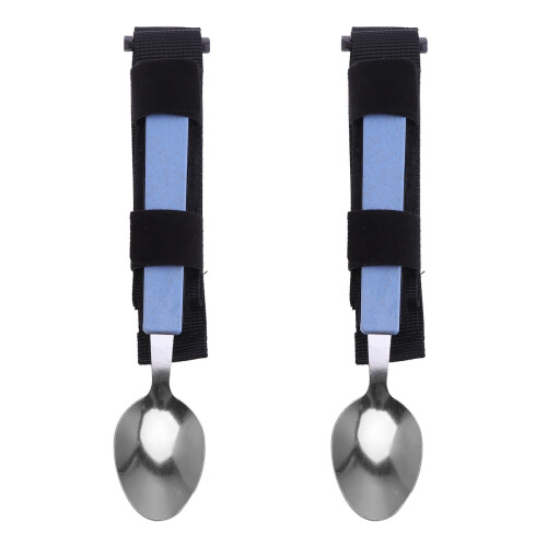 2St Verstelbaar Eetbestek Strap Multi Kleur Voor Senioren En 1