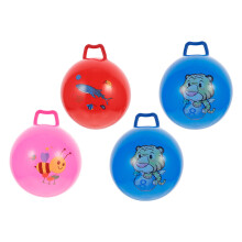 20St Kids Springballen Met Handvat Cartoon Patroon Duurzaam En