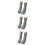 3Paren Casual Katoenen Grijs Middenkuit Dames 9