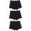 3St Dames Veiligheidsshorts Anti- Zwart Comfortabel Elastisch 7
