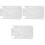 6Sets Plastic Mesh Sheets Wit Voor DIY Vlecht- En Breitas Projecten 3