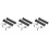 3Sets Multifunctionele Barbell Grip Met Verwijderbare Zwart 6