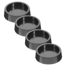 16St Meubel Wielstopper Rubber Caster Cups Zwart Voor Kantoormeubilair