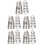 40St Rvs Ring Core Blank Gladde Zilveren Ringen 6