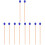 5Paren Maple Drumsticks Wolkop Voor Marimba Xylofoon Percussie 7
