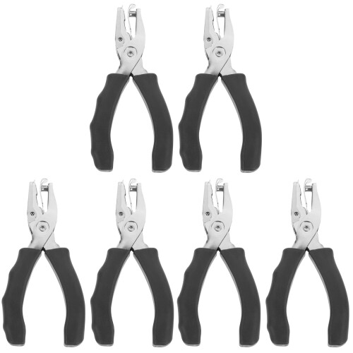 6St Compacte Zwarte Papierpons Voor Eenvoudig 2