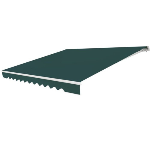 Store banne rétractable - HELLOSHOP26 - 3 x 2,5 m - Angle réglable 5-35 - Aluminium - Polyester