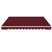 Store banne rétractable - HELLOSHOP26 - 300x250 cm - Aluminium - Toile polyester - Inclinaison 5-35