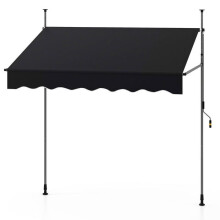 Lonas - HELLOSHOP26 - Manual - 200x120-150x210-300 cm - Proteção solar ajustável - Montagem sem perfuração