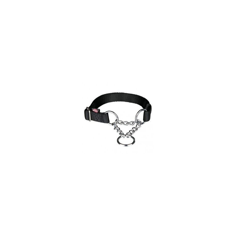 Premium Dog Choke Chain Collar, M-l: 35-50 Cm/20 Mm, Black -ml Collar 3550 -  premium dog choke chain ml black collar 3550 cm20 mm