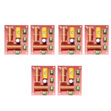 6Pcs 200W 3 Way Audio Speaker Crossover Treble + Midrange + Bass Independent Crossover Speakers Filter Frequency Divider