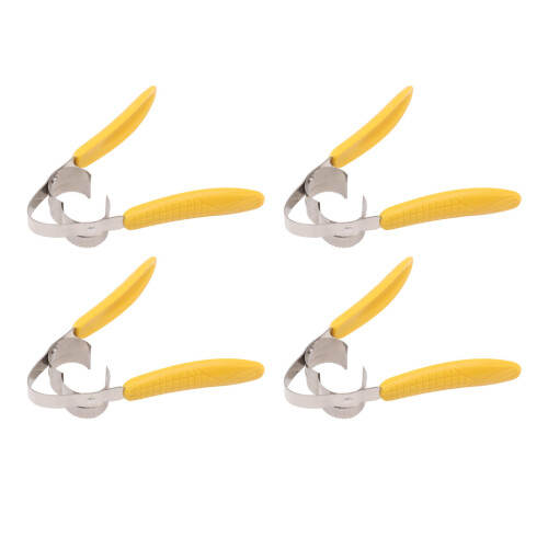 Maisschäler aus Edelstahl mit maisförmigem Griff