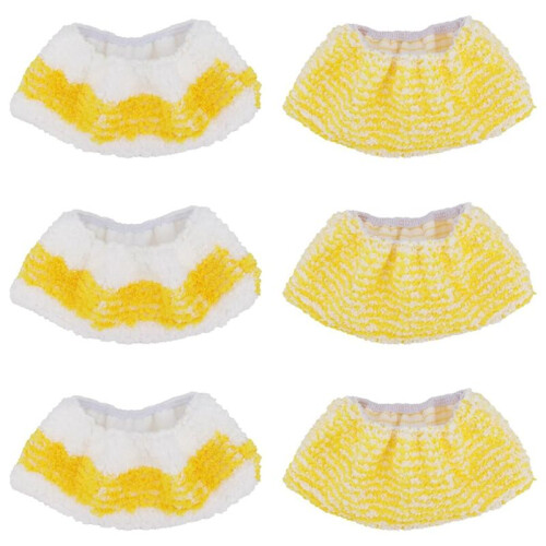 6PCS Microfiber Mop Cloth Rag for  Easyfix SC1 SC2 SC3 SC4 SC5 Steam Cleaner Replacement Hand Nozzle Cloth Set