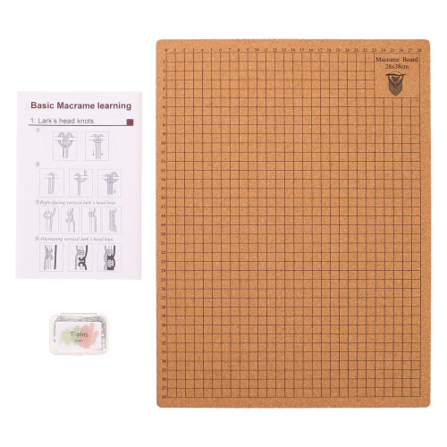 1Set Macrame Weefbord Met Pins En , Voor Breien