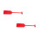 2Stk Rotes Bootspaddel Prop PVC Für Kinder Cosplay Bühnenrequisit 4