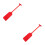 2Stk Rotes Bootspaddel Prop PVC Für Kinder Cosplay Bühnenrequisit 6