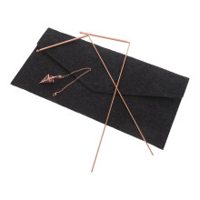 5Sets Messing Rutenset Mit Filztasche – Wassersuche Und Geistdetektor