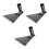 3Pcs Silver Triangle Hand Hoes Durable Farming Soil Digging Tool 10