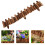 Garten Holzzaun Mini Zaunelement Leichtbraun Für Gartendekor 1
