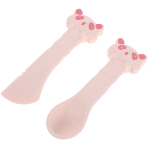 6Stk Silikonkatzenfutterlöffel Pink Für Einfache Portionierung