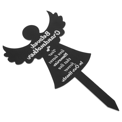 2Stk Acryl Grabstele Robust Für Friedhof Außenbereich