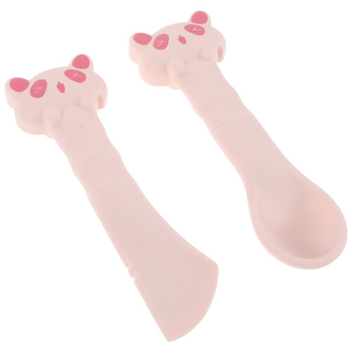 6Stk Silikonkatzenfutterlöffel Pink Für Einfache Portionierung 1