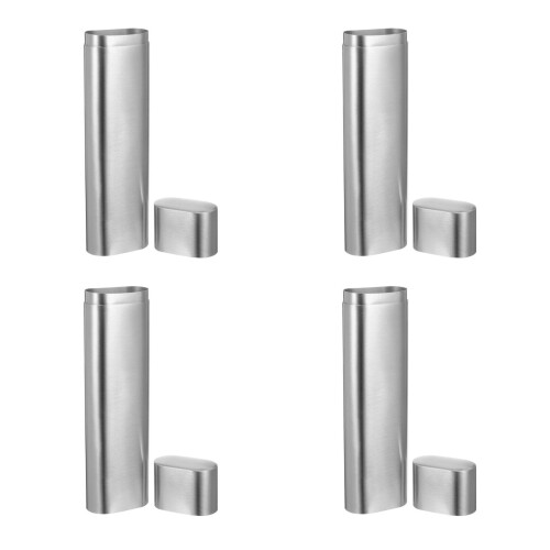 4Stk Zigarre Etui Silber Case 2