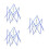 3Pièces Support À Fil Multi Couleurs Pour Tricot Crochet 6