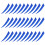 120Pièces Queue Flèches Remplaçable Plumes Archers Extérieur 11