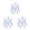 3Pièces Support À Fil Multi Couleurs Pour Tricot Crochet 3