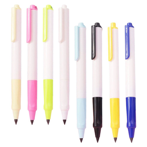 16Pièces Crayons Éternels En Plastique Colorés Pour Et 2