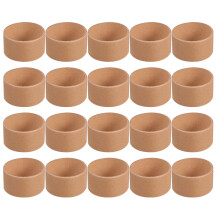 80Pièces Tubes Carton Kraft Marron Pour Loisirs Ateliers Créatifs