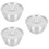 3Pièces Bols Steamed Egg Acier Bol Soupe Couvercle 7