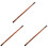 3Pièces Flûtes Débutants En Bois Multi Couleurs Durable Et Portable 3