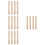 16Pièces Bandes Chauffantes Beige En Aluminium Pour Scelleuse Machine 9
