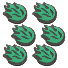 18Pièces Absorbeurs Chocs Silicone Vert Amortisseurs Racket Tennis