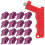3Ensembles Picots Violet Pour Chaussures De Golf En Aluminium 3