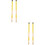 2Paren Gele Maple Drumsticks Bamboe, Comfortabele Percussie Sticks Set 7