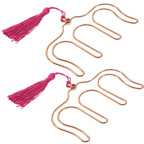 8Pièces Clips De Partition Rose Gold En Acier Pour Lecture Musicale 1