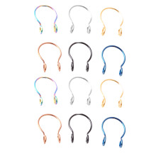 24Pièces Anneaux De Nez Assortis Acier Inoxydable Décor Simple Et Chic