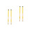 2Paren Gele Maple Drumsticks Bamboe, Comfortabele Percussie Sticks Set 5
